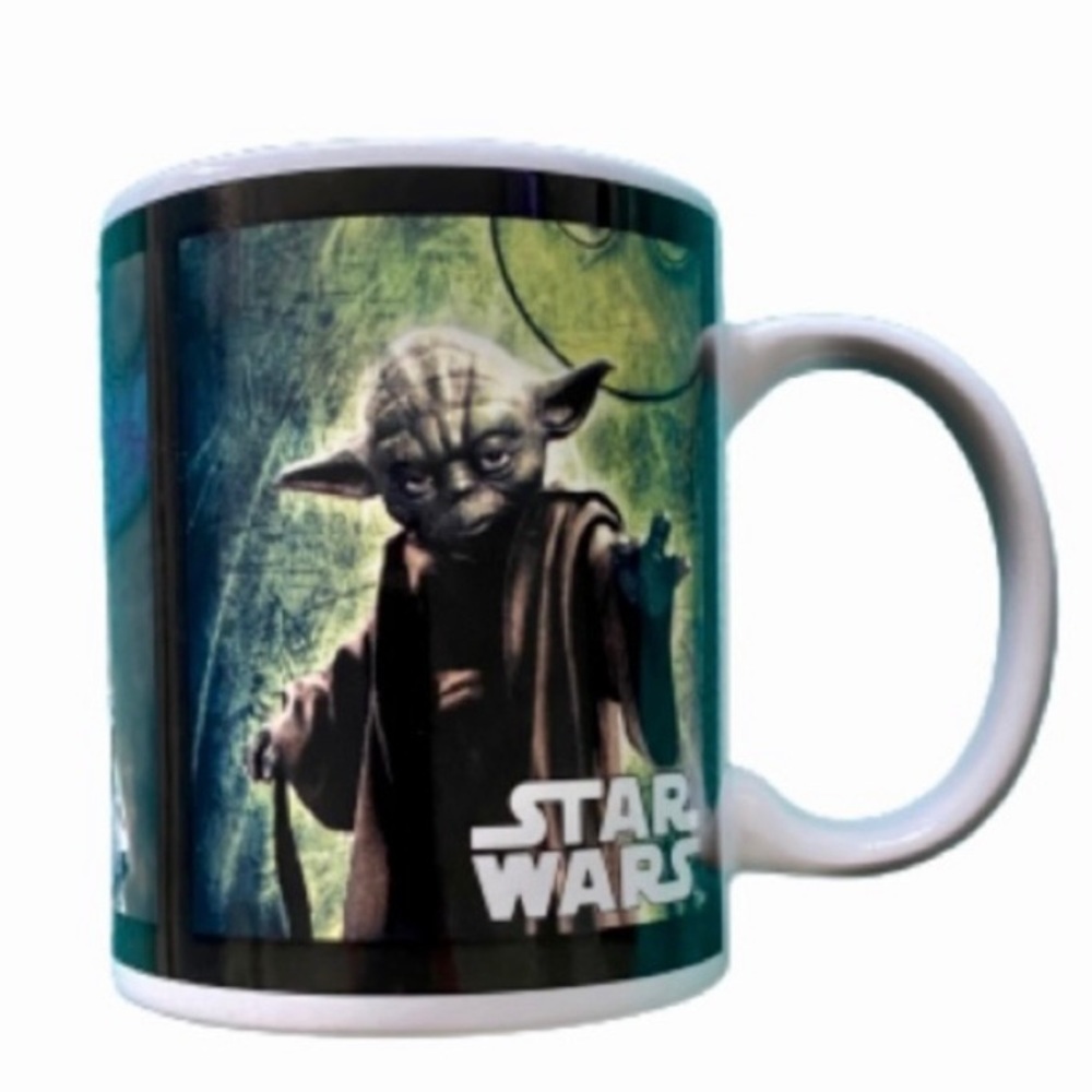 Star Wars Yoda, Han Solo & Luke Coffee Mug​​​​​​​​​​​​​​​​​​​​​​​​​​​​​